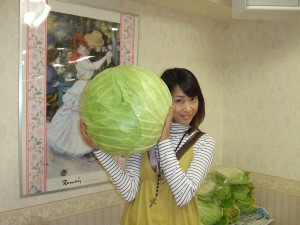 大玉キャベツ おぉっきいぃぃ!!
